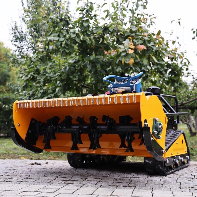 tondeuse à gazon tout terrain à chenilles télécommandée commerciale